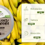 Crema corporal natural vegana de plátano