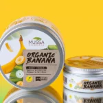 Crema corporal natural vegana de plátano