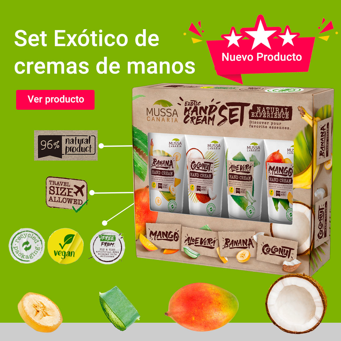 Set Exótico de Cremas de Manos