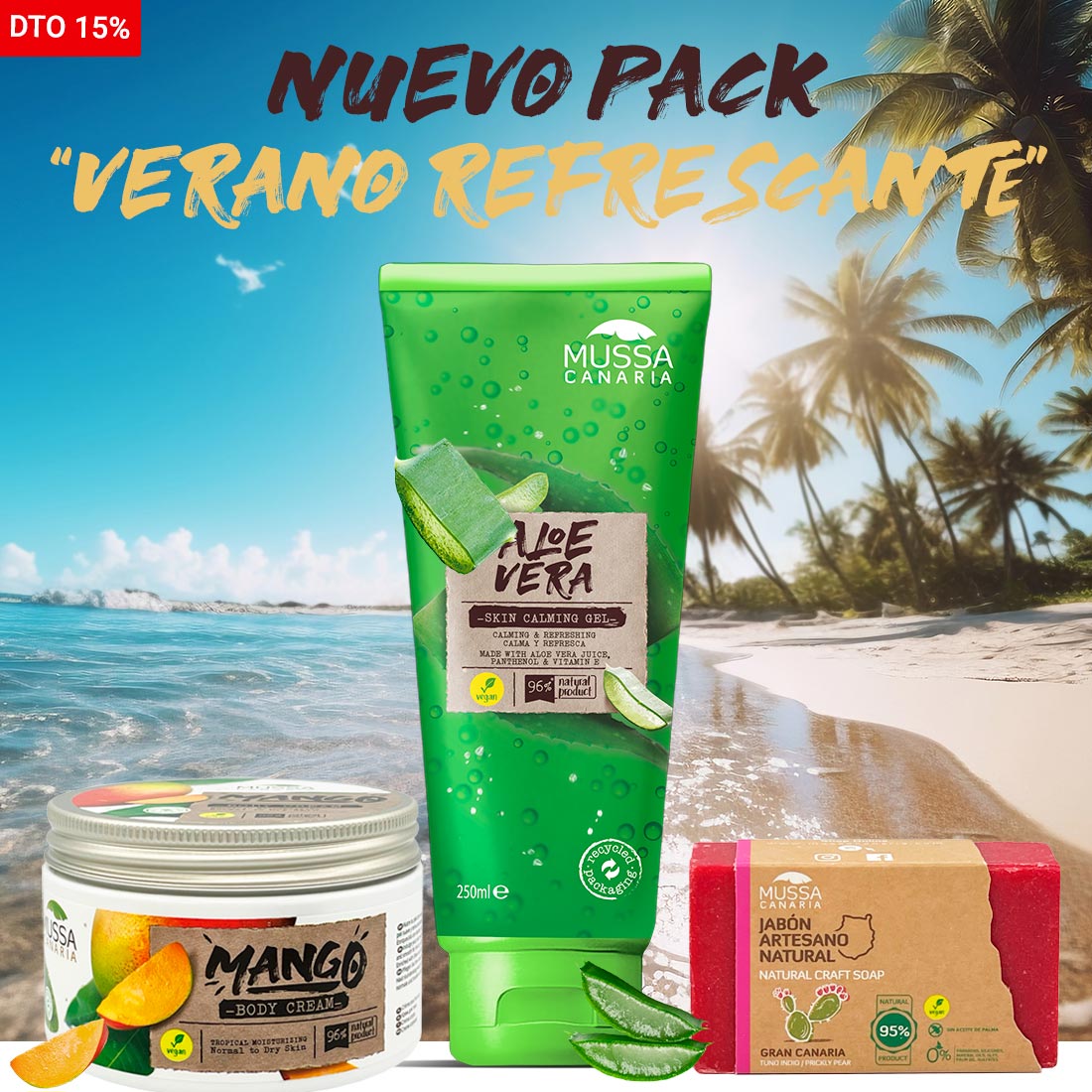 Pack Verano Refrescante de Mussa Canaria