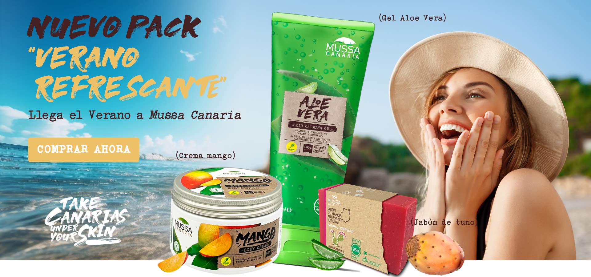 Pack Verano Refrescante de Mussa Canaria