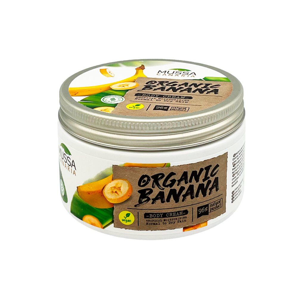 Crema corporal natural vegana de plátano (250ml)